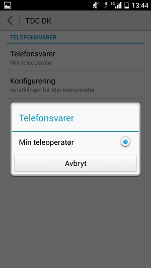 Velg Min telefonoperatør