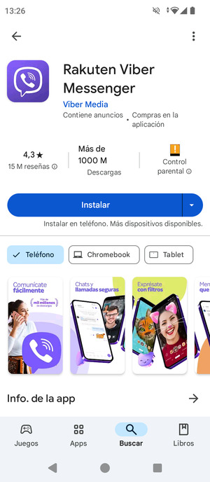 Seleccione Instalar