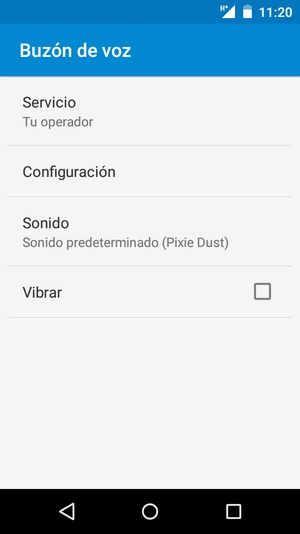 Seleccione Configuración