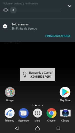Presione una vez más para modo silencio