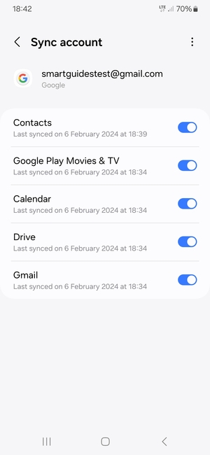 Select the Menu button