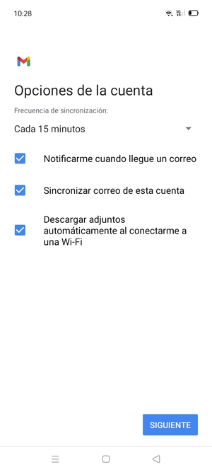 Seleccione SIGUIENTE