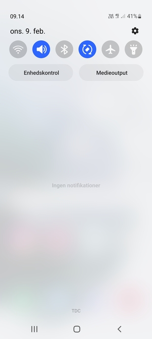 Aktiver topmenuen igen