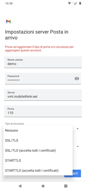 Seleziona Nessuno