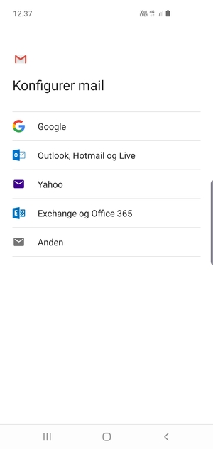 Vælg Google