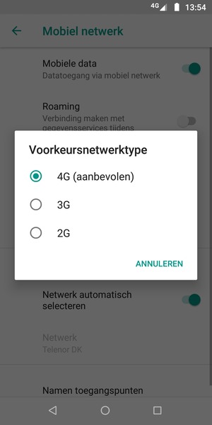 Selecteer uw voorkeursoptie