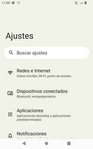 Seleccione Redes e Internet