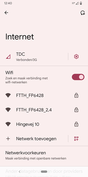 Selecteer het draadloze netwerk waarmee u verbinding wilt maken