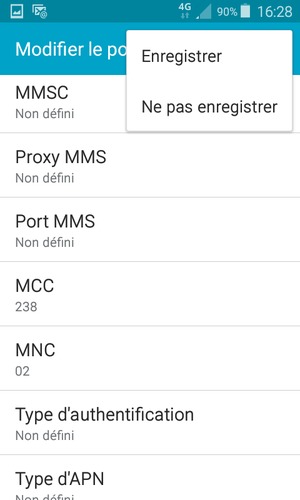 Sélectionnez Enregistrer