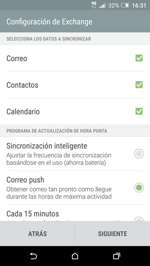 Seleccione SIGUIENTE