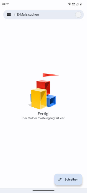 Ihr Gmail Konto ist einsatzbereit