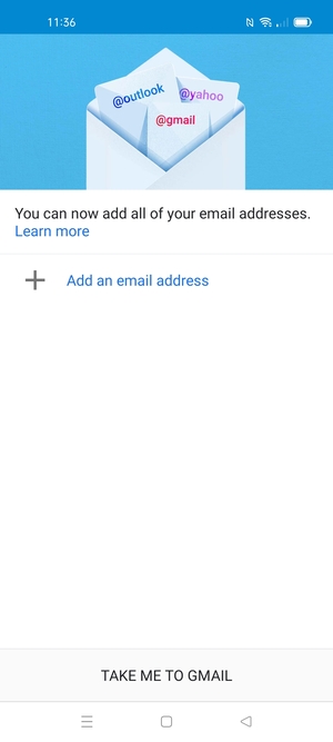 Select Add an email address