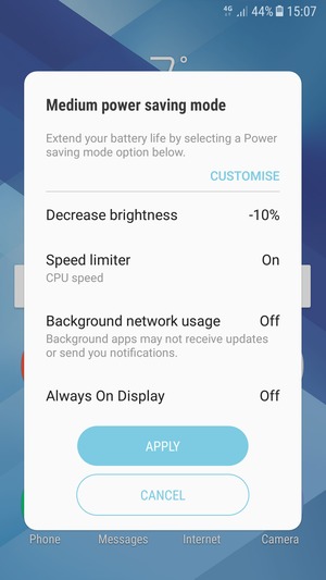 Select APPLY