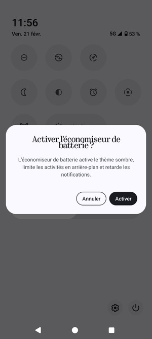Sélectionnez Activer