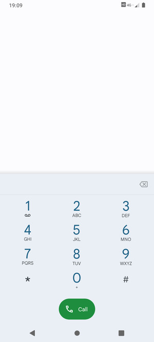 Press and hold the number 1