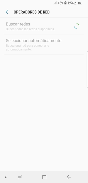 Espere a que la búsqueda termine