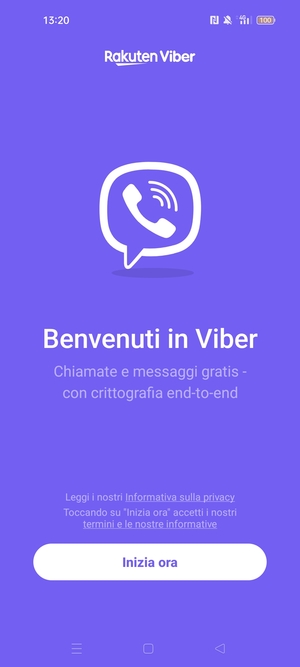 L'app è pronta per l'uso