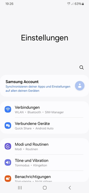 Wählen Sie Verbindungen