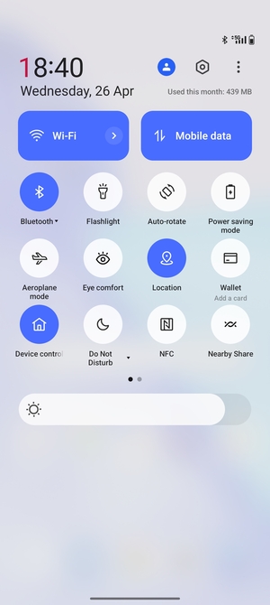 Turn off Wi-Fi and Bluetooth