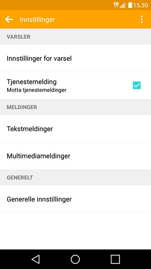 Velg Tekstmeldinger
