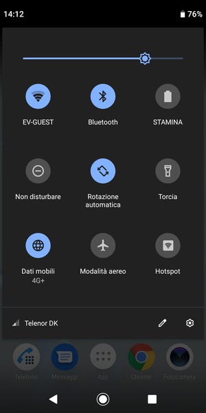 Disattiva Wi-Fi e Bluetooth
