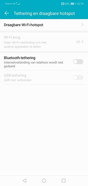 Selecteer Draagbare Wi-Fi-hotspot