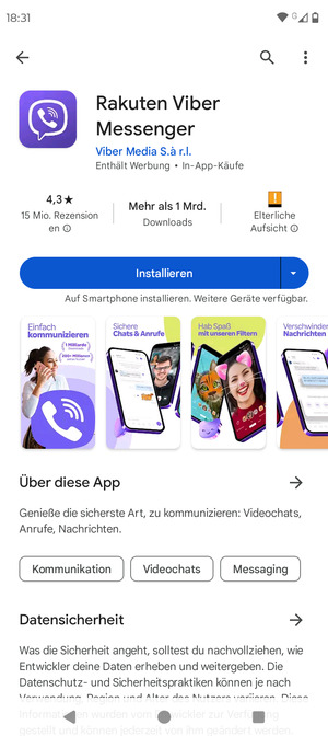 Wählen Sie Installieren