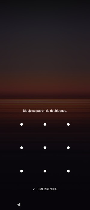 El teléfono ha sido asegurado con un bloqueo de pantalla