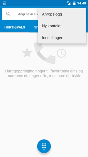 Velg Innstillinger
