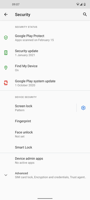 Your phone is now secure with a screen lock