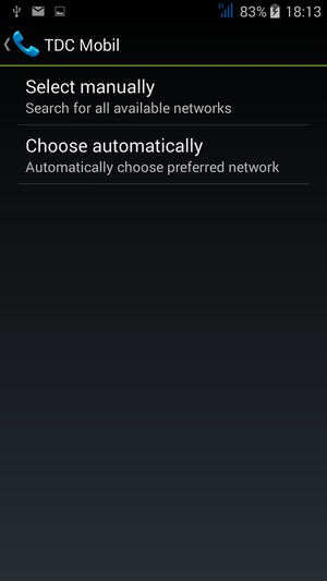 Select Select manually