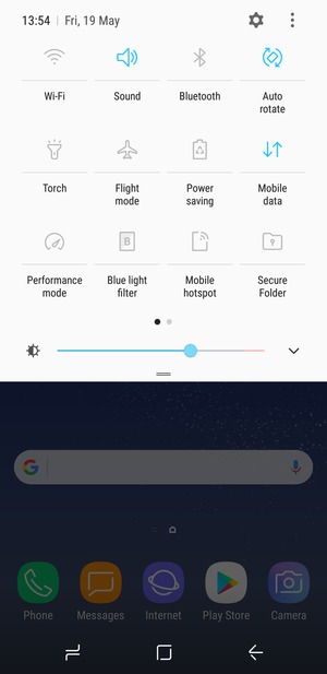 Select Sound to change to vibration mode
