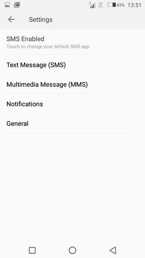 Select Text Message (SMS)