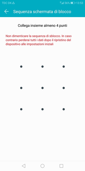 Disegna una sequenza di sblocco