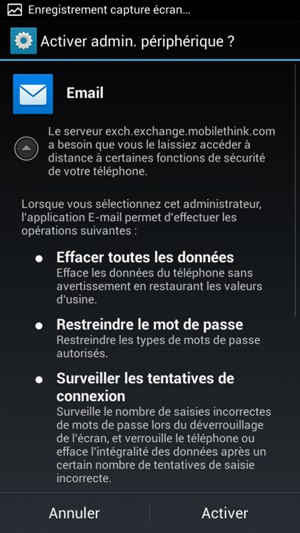 Sélectionnez Activer