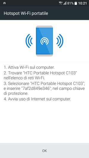 Seleziona OK