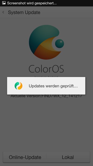 Warten Sie, bis die Suche abgeschlossen ist