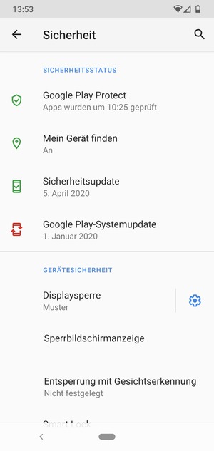 Ihr Handy ist jetzt mit einer Bildschirmsperre gesichert