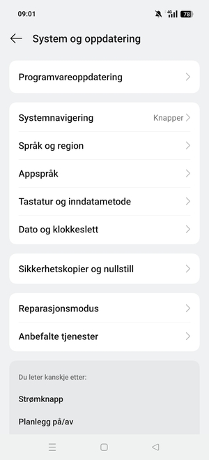 Velg Programvareoppdatering