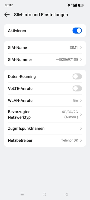 Wählen Sie Zugriffspunktnamen