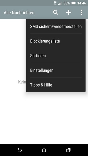 Wählen Sie Einstellugen