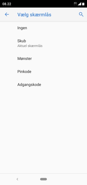 Vælg Mønster