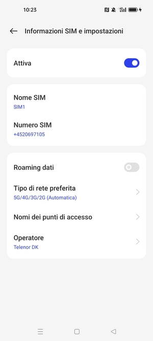 Seleziona Nomi dei punti di accesso