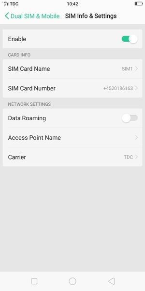 Select Access Point Name
