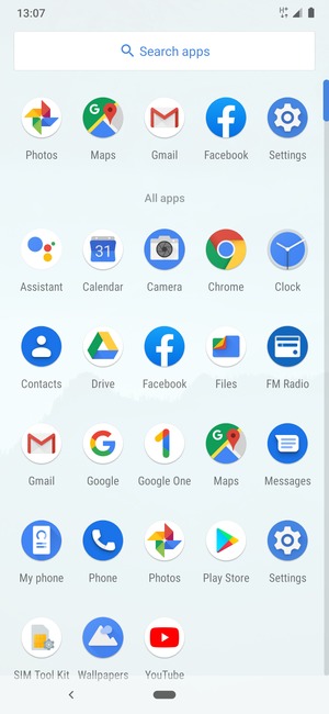 Select Settings