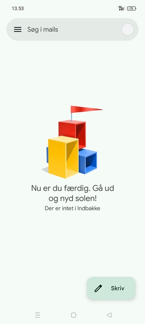 Din konto er klar til brug