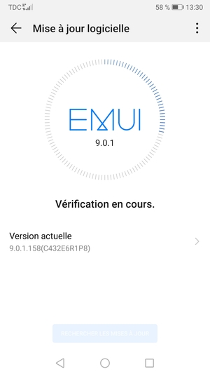 Veuillez attendre la fin de la recherche