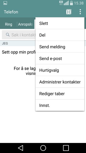 Velg Innst.