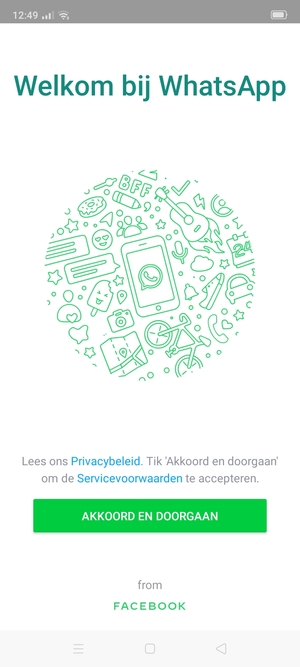 Uw app is klaar voor gebruik