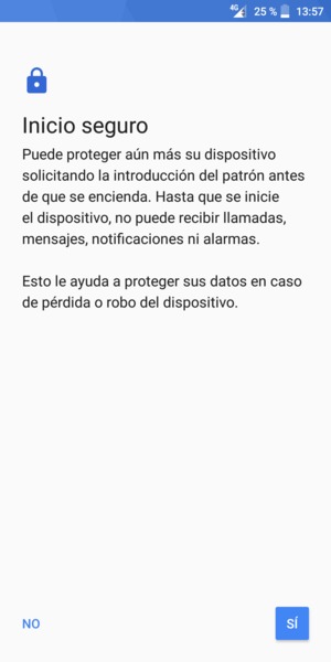 Seleccione la opción deseada